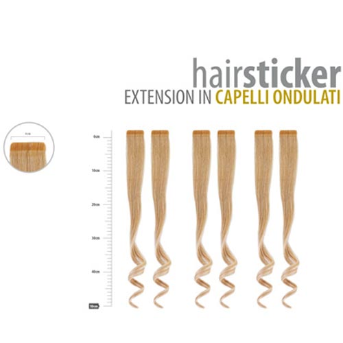 HAIRSTICKER: EXTENSION IN CAPELLI ONDULATI